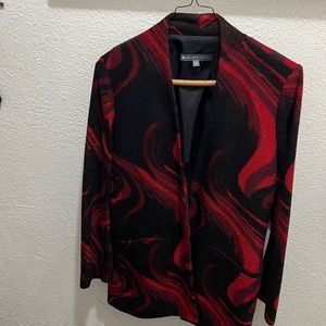 Black and red sweater